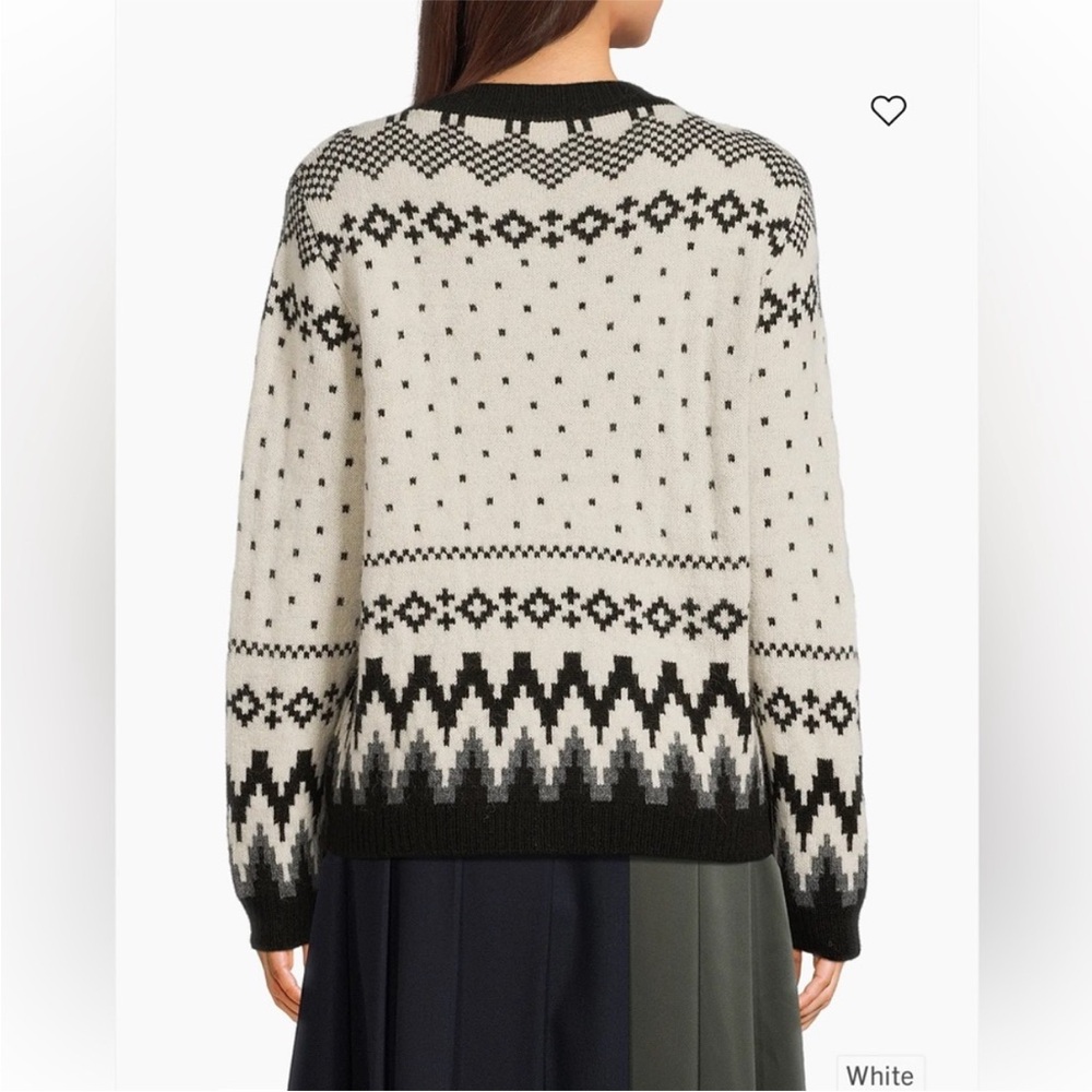 NWT Weekend Maxmara Geometric Sweater, Size M - Picture 5 of 7
